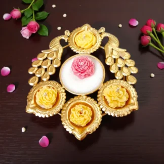 Peacock Urli Scented Candle