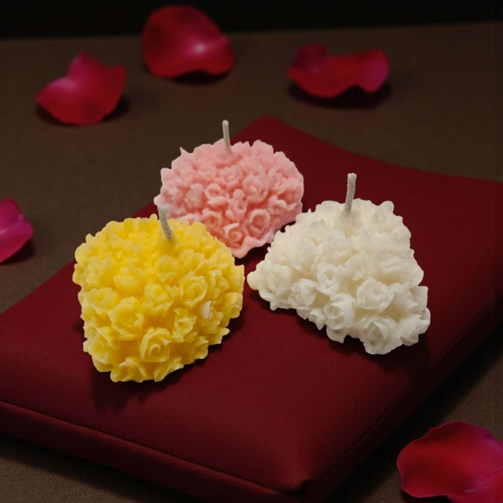 Scented Heart Shape Candle with Fragrance - Image 2